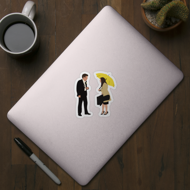 ted mosby & Tracy McConnell by seem illustrations 